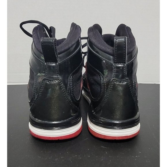 Nike Youth Air Jordan Flight Tr97 Sneakers (428827-011). Black & Red - Preowned. - Picture 3 of 8